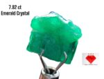 Natural Elegance: 7.82ct Swat Emerald Crystal with Striking Form