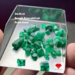 A Closer Look at a 24.49ct Swat Emerald Rough: Dimensions, Potential & Market Value
