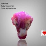 Earthborn Elegance: 22.60ct Afghan Ruby Specimen with Striking Form