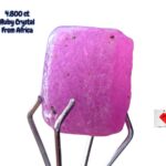 Bold and Untouched: 4.800ct Natural African Ruby Crystal