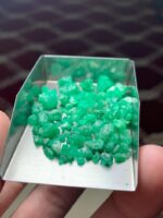 41.95 Carat Swat Valley Emerald Rough Lot – Natural Green Formation - Image 5