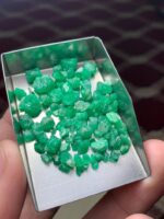 41.95 Carat Swat Valley Emerald Rough Lot – Natural Green Formation - Image 7