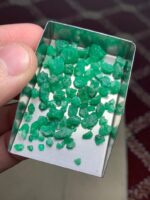 41.95 Carat Swat Valley Emerald Rough Lot – Natural Green Formation - Image 8