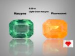 Exploring the Elegance of 0.20 ct Light Green Hauyne: A Rectangular Step-Cut Masterpiece