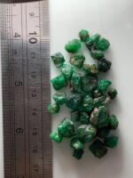 78.54ct Emerald Rough Lot: Raw Green Crystals for Collectors & Creators (9x10x9mm Avg) - Image 8