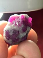 The Heart of the Mountain: 55.25ct Afghan Ruby Specimen in Raw Grandeur - Image 5