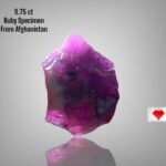 A Gem Unearthed: 9.75ct Afghan Ruby Specimen in Striking Proportions
