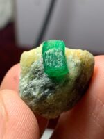 29.40ct Swat Emerald Specimen – Small in Size, Big in Color and Character - Image 2