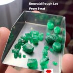 Swat Emerald Treasure: 26.45ct Emerald Rough Lot (6.75 × 7.70 × 8.47 mm)