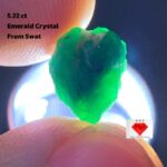 5.22ct Swat Emerald Crystal – Natural Untreated Beauty with Striking Form