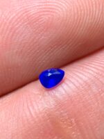 Rare Blue Hauyne – A Jewel from Afghanistan - 0.08 ct - Image 2