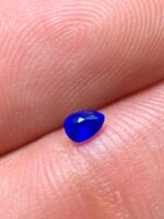 Rare Blue Hauyne – A Jewel from Afghanistan - 0.08 ct - Image 3