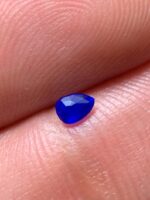 Rare Blue Hauyne – A Jewel from Afghanistan - 0.08 ct - Image 4