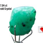 Exploring the Beauty of a 7.94ct Emerald Crystal: A Glimpse into Its Dimensions and Quality