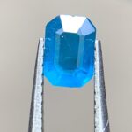 The Radiance of 0.31 ct Bluish Green Hauyne: Emerald Cut Gemstone - Image 4