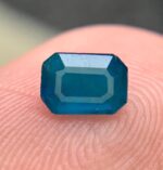 The Radiance of 0.31 ct Bluish Green Hauyne: Emerald Cut Gemstone - Image 7