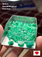 Swat Emerald Rough Lot – 48.78 ct