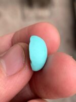 Discovering Beauty: A 6.95 ct Afghan Turquoise Cabochon - Image 4