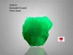 3.54ct Swat Emerald Crystal – Natural Untreated Green Gem from Pakistan