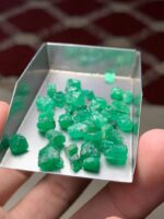 32.22 Carat Emerald Rough Lot from Swat – Dimensions 10.00 × 8.17 × 7.68 mm - Image 3