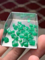 32.22 Carat Emerald Rough Lot from Swat – Dimensions 10.00 × 8.17 × 7.68 mm - Image 14