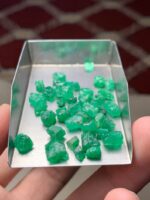 32.22 Carat Emerald Rough Lot from Swat – Dimensions 10.00 × 8.17 × 7.68 mm - Image 15