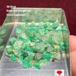 35.10ct Laghman Emerald Rough Lot – Natural Afghan Crystal