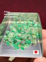 35.10ct Laghman Emerald Rough Lot – Natural Afghan Crystal