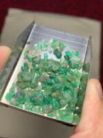 35.10ct Laghman Emerald Rough Lot – Natural Afghan Crystal - Image 2