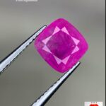 Elegant 1.92ct Afghan Ruby – Faceted Natural Gemstone with Rich Symmetry