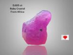 Exploring the Beauty of a 5.685ct Afghan Ruby Crystal: 9.98 x 7.05 x 7.00mm