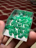 49.50 Carat Swat Emerald Rough Lot  Natural Untouched Gemstone - Image 5