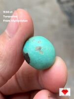11.50 ct Afghan Turquoise Cabochon: Quiet Elegance with Distinctive Character