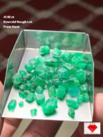 Discover the Beauty of Swat Emeralds: A 41.10 Carat Rough Lot