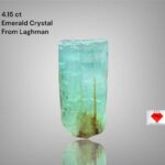 4.15ct Emerald Crystal from Laghman, Afghanistan – Slender and Striking