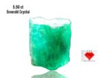 Nature’s Green Jewel: 5.50ct Swat Emerald Crystal – A Compact Marvel of Clarity and Color