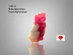 7.40ct Natural Ruby Specimen – Afghanistan | 16.55 x 9.34 x 8.06 mm
