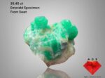 35.45 Carat Swat Emerald Specimen: Collector's Crystal