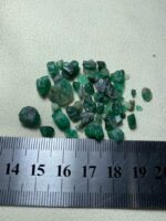Weight and Color Combined - 40.44 Carat Emerald Rough Lot from Laghman, Afghanistan - Image 10