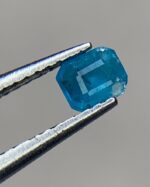 Emerald-Cut Blue Hauyne Gemstone: 0.11 ct, Rare Stone - Image 2