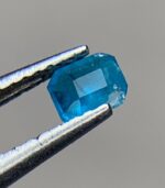 Emerald-Cut Blue Hauyne Gemstone: 0.11 ct, Rare Stone - Image 3
