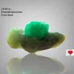 23.55 Carat Afghan Emerald Specimen: Natural Freeform Green Gem