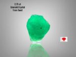Radiant 2.75ct Emerald Crystal from Swat Valley, Pakistan