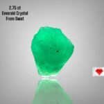 Radiant 2.75ct Emerald Crystal from Swat Valley, Pakistan