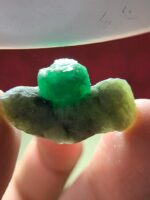 23.55 Carat Afghan Emerald Specimen: Natural Freeform Green Gem - Image 9