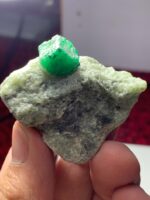 145.90ct Swat Emerald Specimen – Bold Color, Natural Form, Collector’s Quality - Image 2