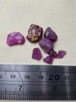 30.80ct Natural Ruby Rough Lot – Afghanistan | 12.03 x 10.93 x 6.51 mm - Image 2
