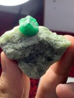 145.90ct Swat Emerald Specimen – Bold Color, Natural Form, Collector’s Quality - Image 5