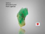 5.40ct Laghman Emerald Crystal: Afghan Beauty in a Sleek, Elongated Form