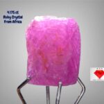 4.175ct Natural Ruby Crystal from Africa – Untreated Gem Rough (8.18 × 6.30 × 5.86 mm)